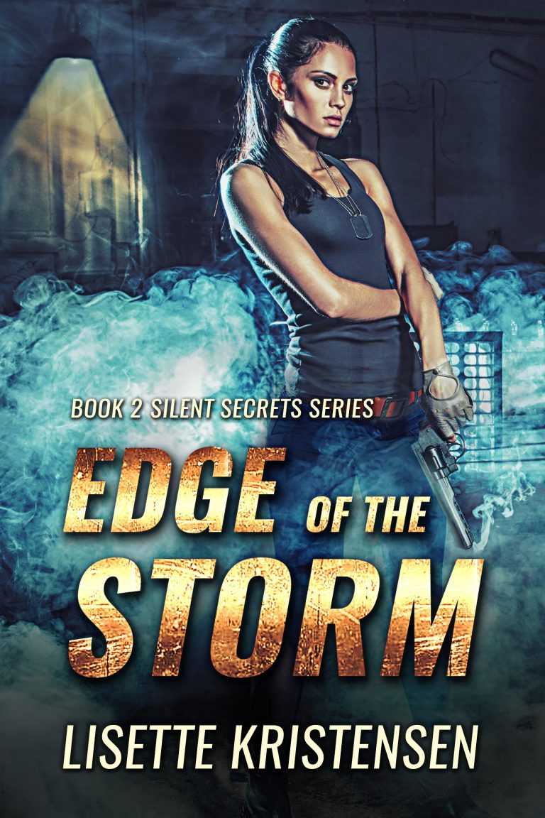 Military Thriller Book Cover by Chloe Belle Arts for Edge of the Storm by Lisette Kristensen