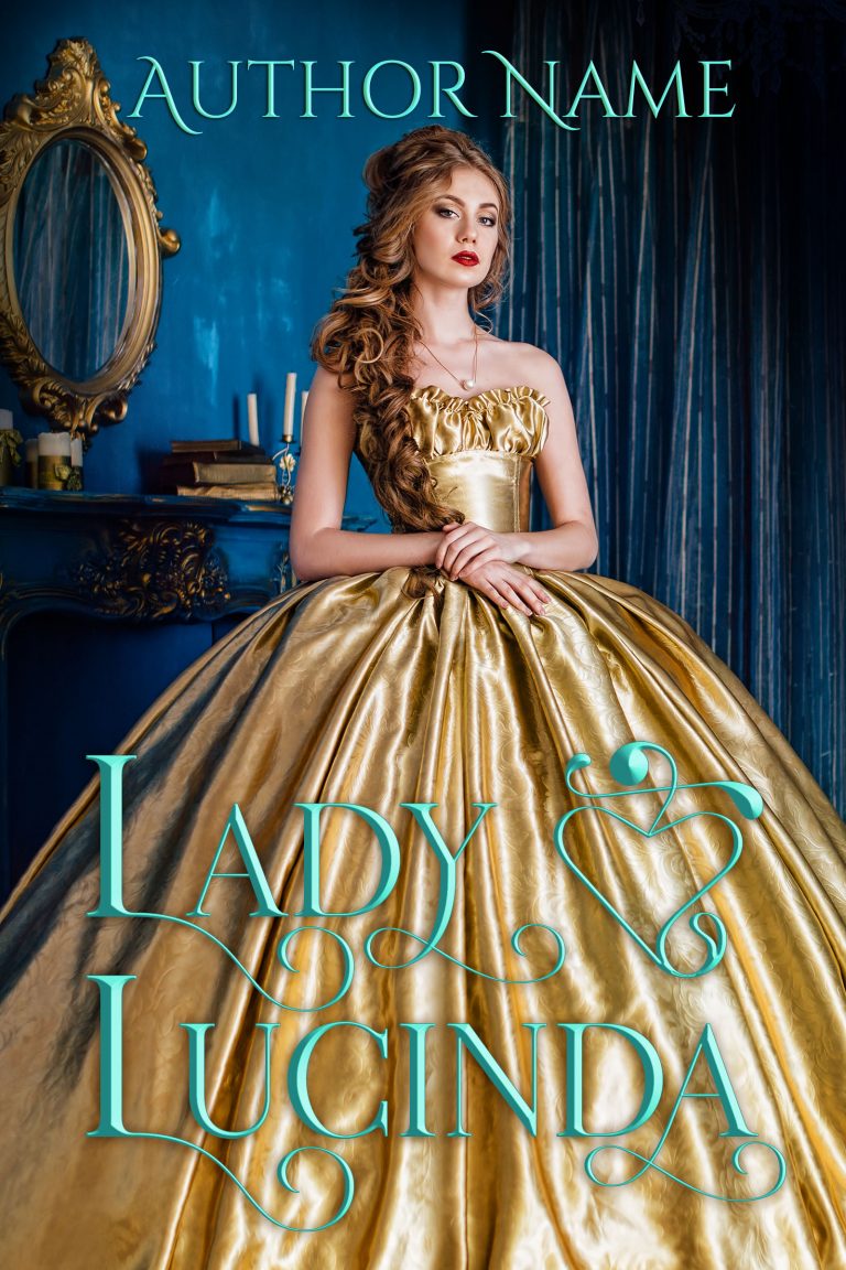 Historical Romance Novel Book Cover Premade Lady Lucinda