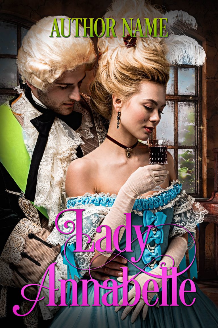 Historical Romance Novel Book Cover Premade Lady Annabelle